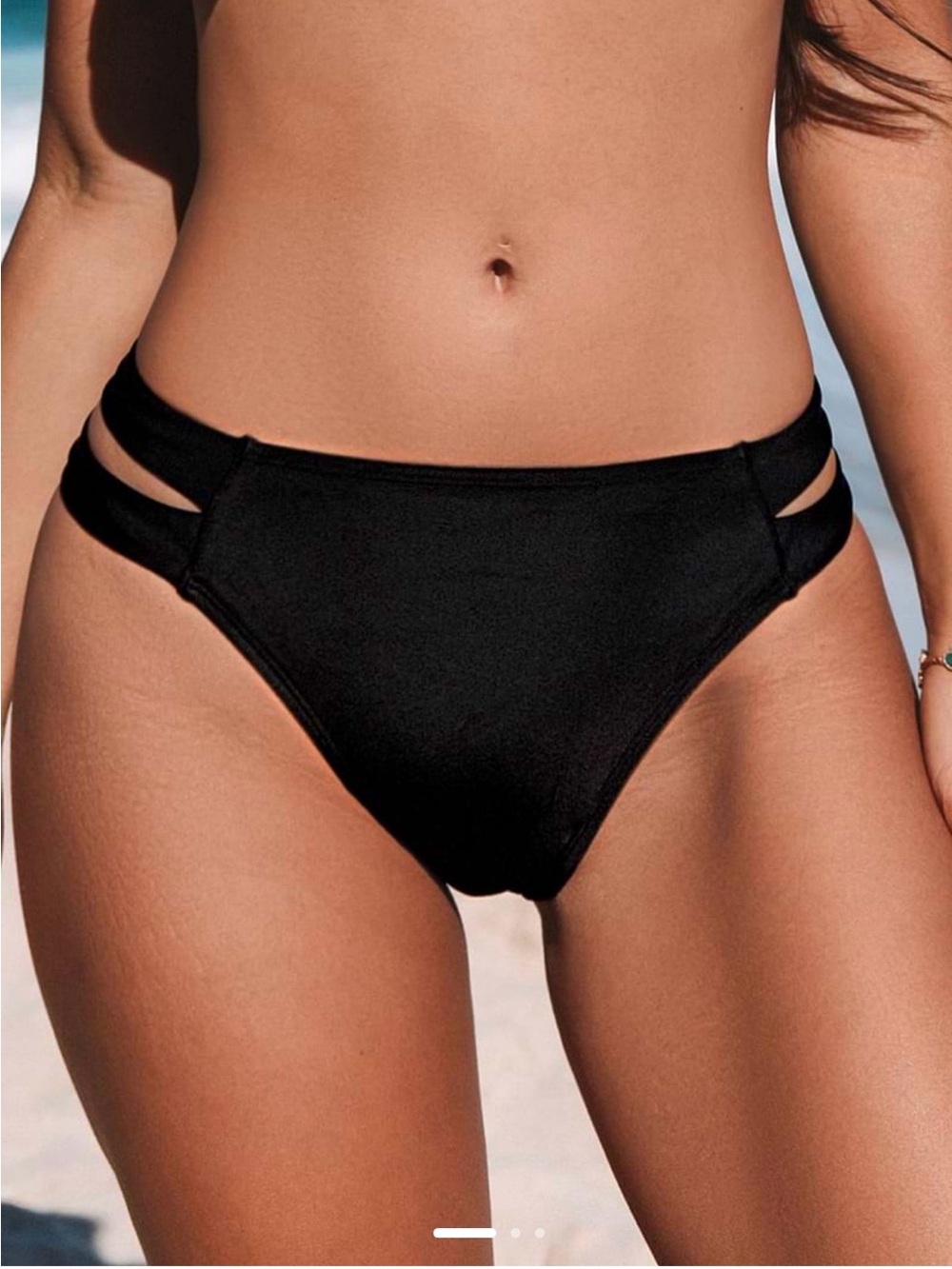 Cupshe Black Bikini Bottom